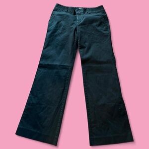 2000s Old Navy Women's Wide-Leg Black Trousers